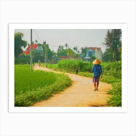 Rural Community Vietnam Art Print