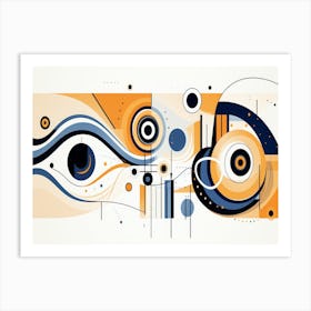 Abstract Eye Art Print