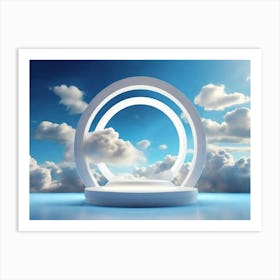 Cloudy Sky Art Print