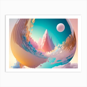 Pastel Panorama Art Print