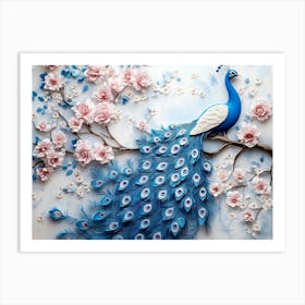 Peacock 60 Art Print