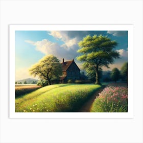 House In The Countryside 5 Art Print