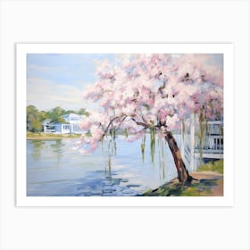 Cherry Blossom Tree Art Print