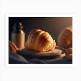 Croissant Art Print