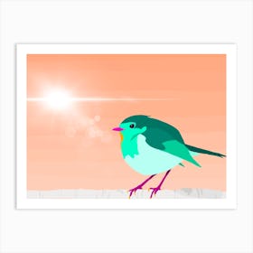 Put a Bird on it - Bird On A Branch 1 Art Print