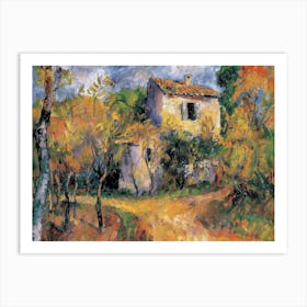 Whispers Of Autumn Painting Inspired By Paul Cezanne Art Print