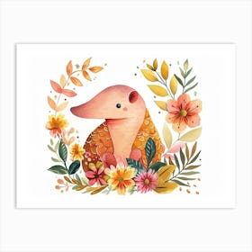 Little Floral Armadillo 2 Póster