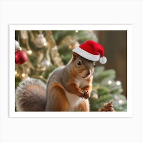 Christmas Animals 1 Art Print