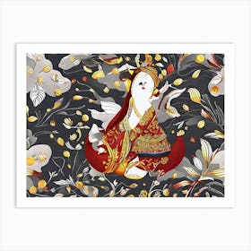 Chinese Buddha Art Print