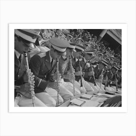 Clarinet Players, Southwestern University Band, National Rice Festival, Crowley, Louisiana By Russell Lee Art Print