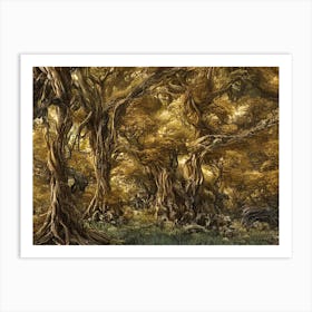 Twilight Forest 4 Art Print