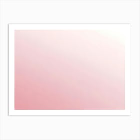 Soft Pink Gradient Background 5 Art Print