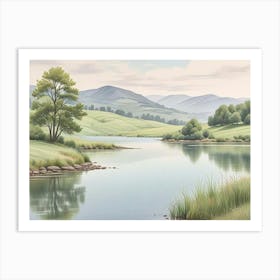 Scottish Landscape 1 Art Print