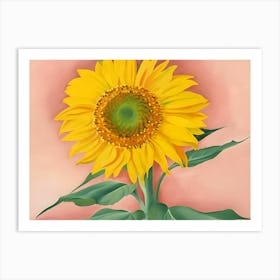 Georgia O'Keeffe - A Sunflower from Maggie, 1937 Art Print