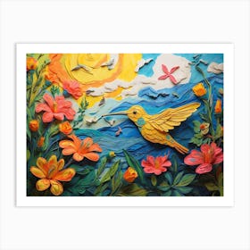 Hummingbird ala Vincent Art Print