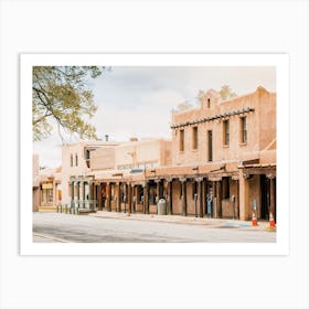 Santa Fe Shops Art Print