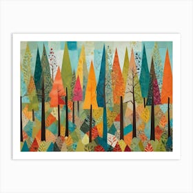 Forest Of Trees Art Print