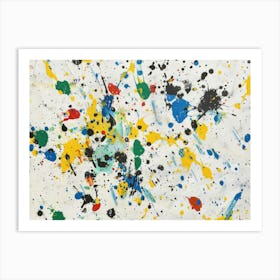 Splatter Painting 5 Art Print