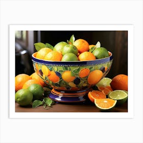 Orange Bowl Art Print