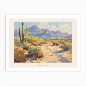 Western Landscapes Sonoran Desert Arizona 3 Poster Art Print