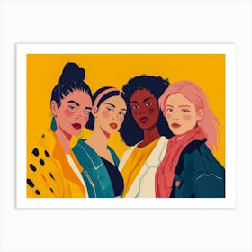 Four Women 4 Art Print