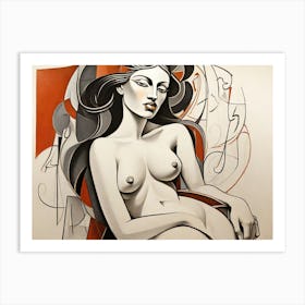 Nude Nude 3 Art Print