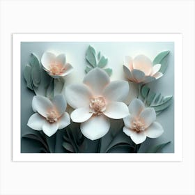 Magnolias 3 Art Print