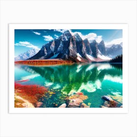 Mountain Lake 41 Art Print