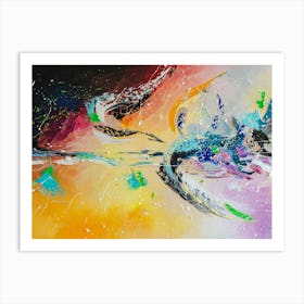 Desert Meets The Sea Art Print