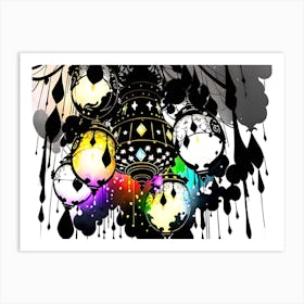 Islamic Lanterns 2 Art Print