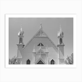 Detail Of Church, Dalhart, Texas By Russell Lee Art Print