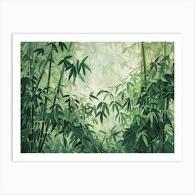 Bamboo Forest 8 Art Print