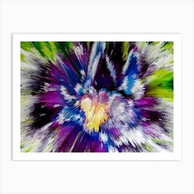 Acrylic Extruded Painting 371 Art Print