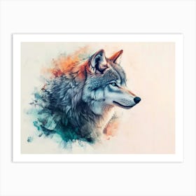 Wolf Painting 2 Art Print