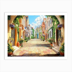 Street Scene 3 Art Print