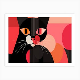 Black Cat 5 Art Print