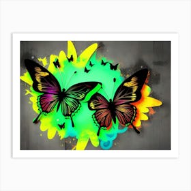 Butterfly Painting 128 Art Print