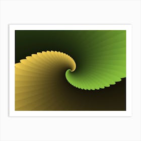 Green Wings Art Print