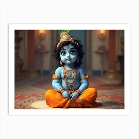 Krishna Art Print