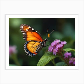 Butterfly Portrait Art Print