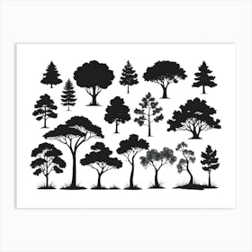 Trees 1 Art Print