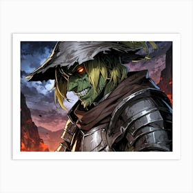 Goblin Warrior 1 Art Print