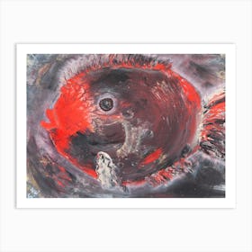 "Red-gray fish, symbol of the Earth" Art Print