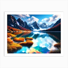 Mountain Lake 39 Art Print