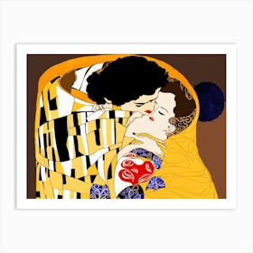 Kiss By Gustav Klimt Art Print