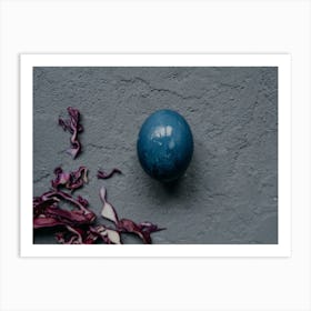 Blue Egg Art Print