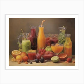 Juices Art Print