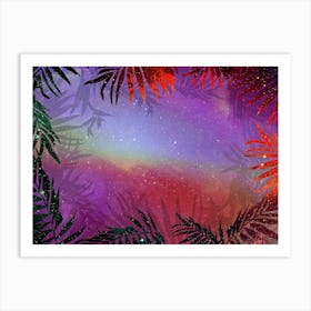 Tropical Space Jungle #1 Art Print