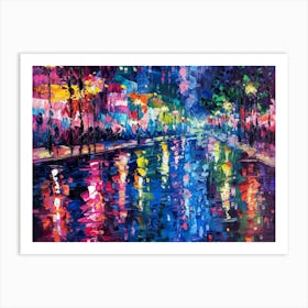 Night In The City 9 Art Print