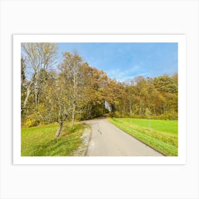 Road In The Countryside 13 Art Print